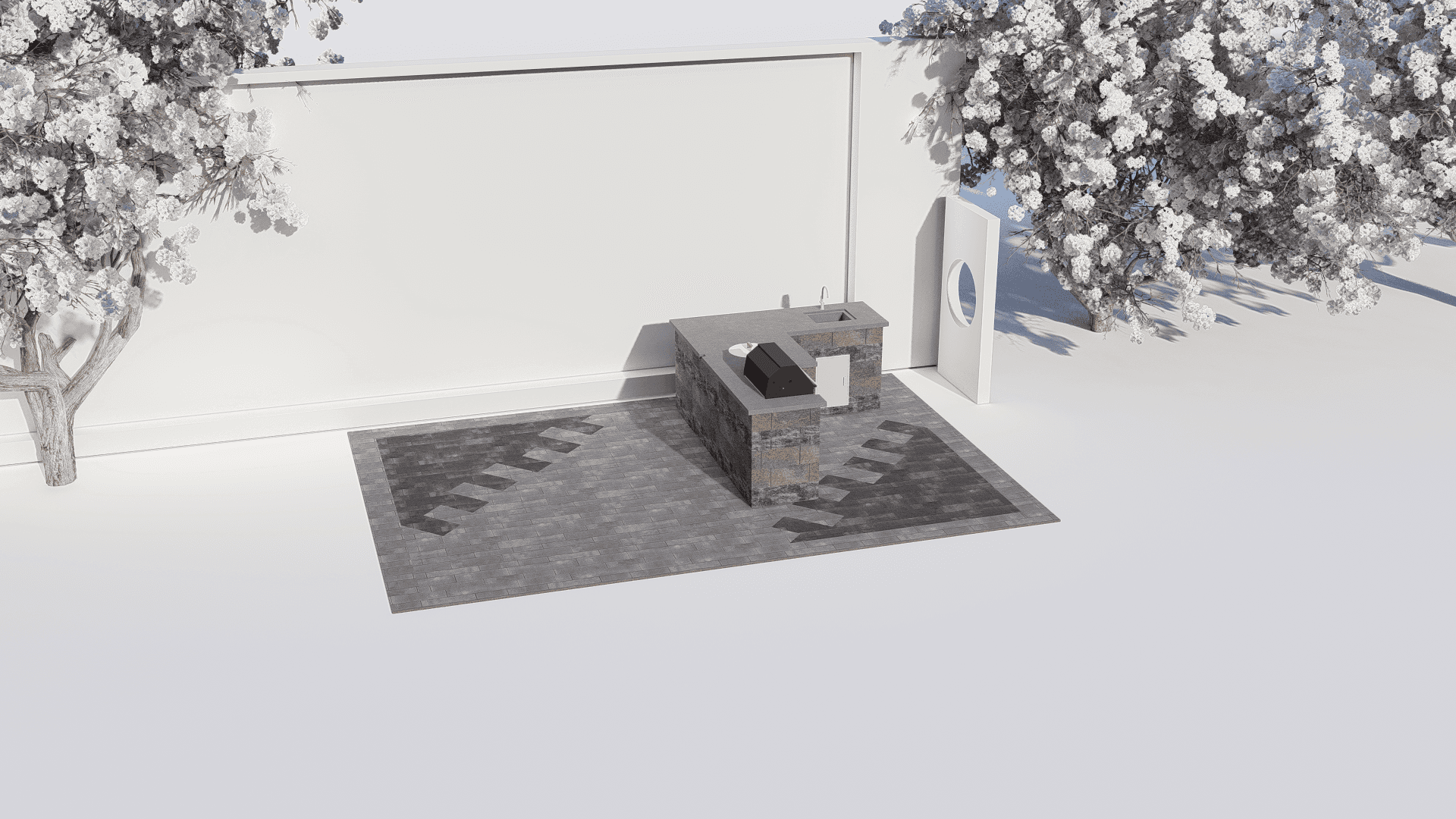 Outdoor Kitchen 4050 - 4.32 x 6.40 m